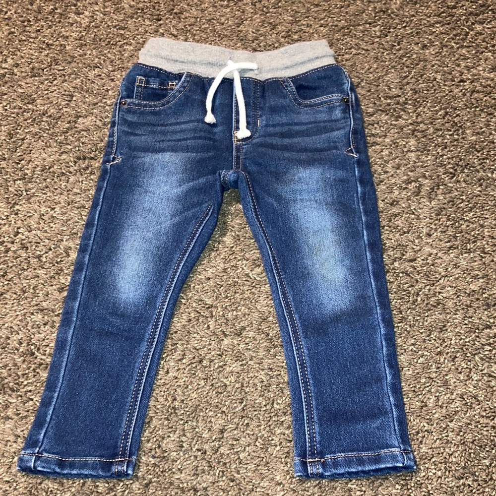 Cat & Jack toddler boy jeans with elastic waist band